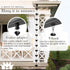 Aluminum Eastern Hammered Cup Rain Chain Replacement Downspout for Gutters, Matte Black